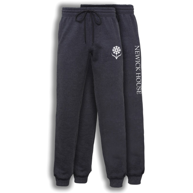 Newick House Tracksuit Bottoms - Charcoal