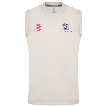 Crested Blast Sleeveless Cricket Sweater