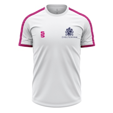 Crested T-shirt - White - Girls Fit