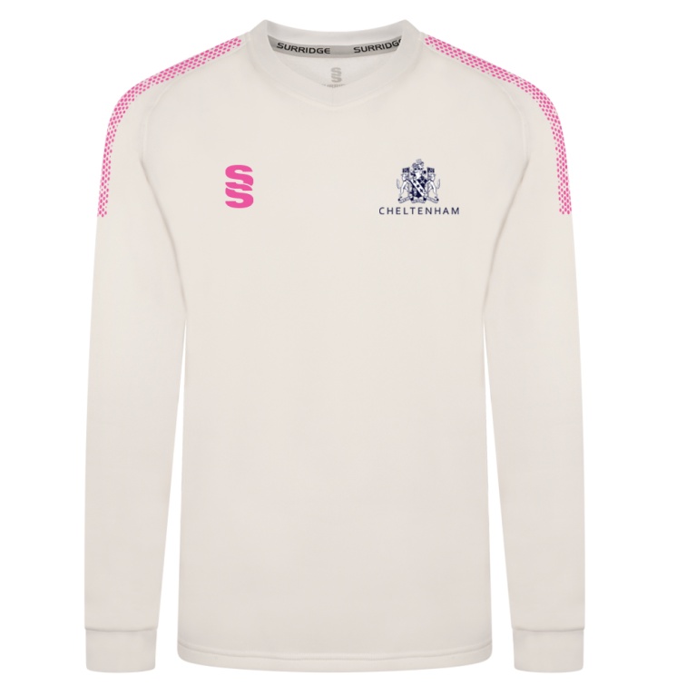Crested Blast Long Sleeve Cricket Sweater