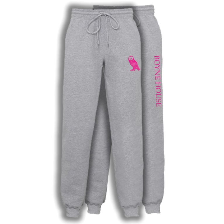 Boyne House Tracksuit Bottoms - Grey Marl