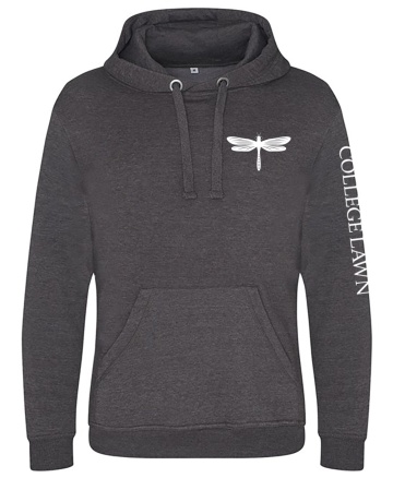College Lawn House Hoody - Charcoal
