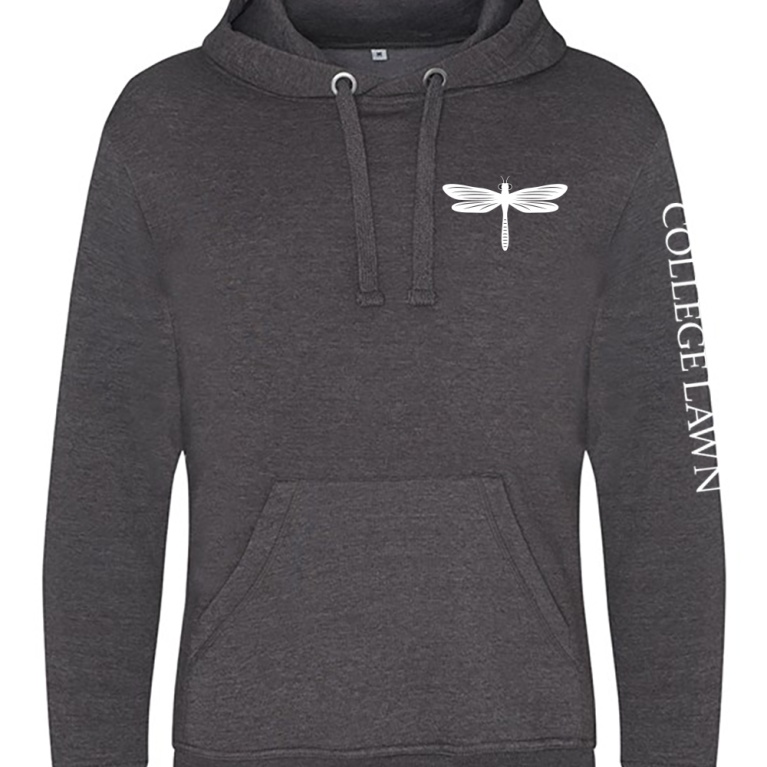 College Lawn House Hoody - Charcoal