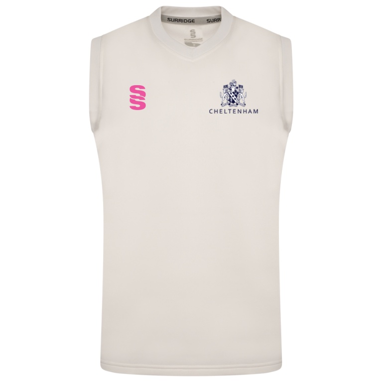 Crested Blast Sleeveless Cricket Sweater