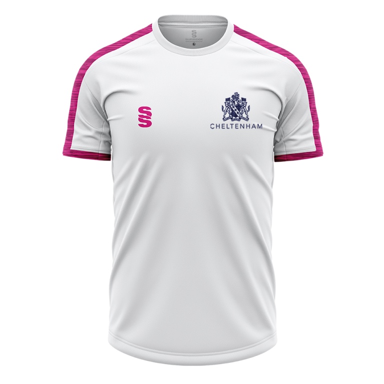 Crested T-shirt - White - Girls Fit