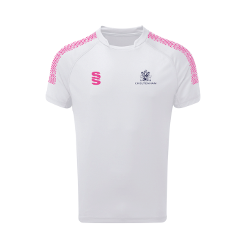 Crested Dual Games Shirt - White - Mens