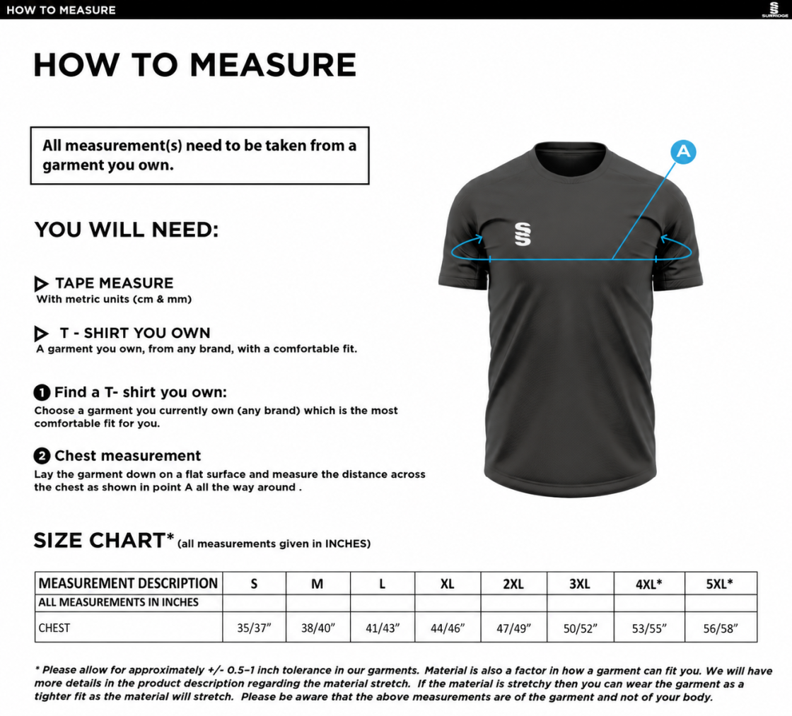 Leconfield House T-Shirt - Charcoal - Size Guide