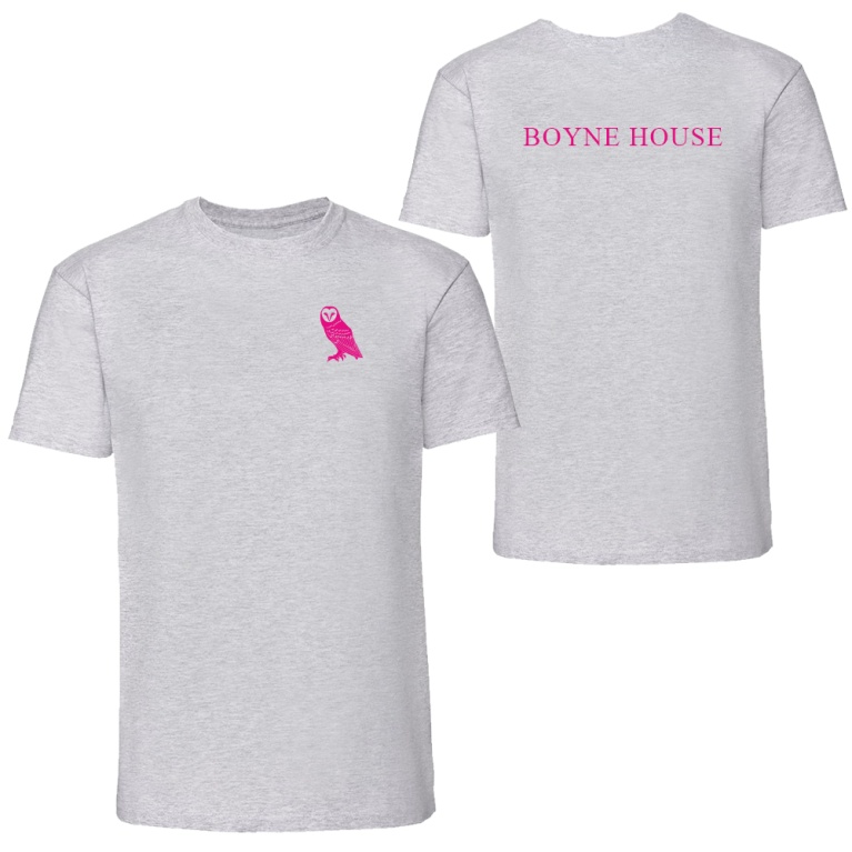 Boyne House T-Shirt - Heather Grey
