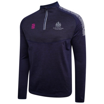 1/4 Zip Dual Performance Top : Navy