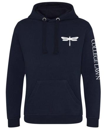 College Lawn House Hoody - Navy