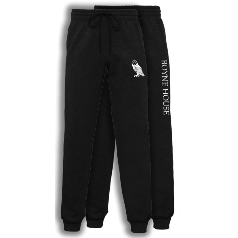 Boyne House Tracksuit Bottoms - Black