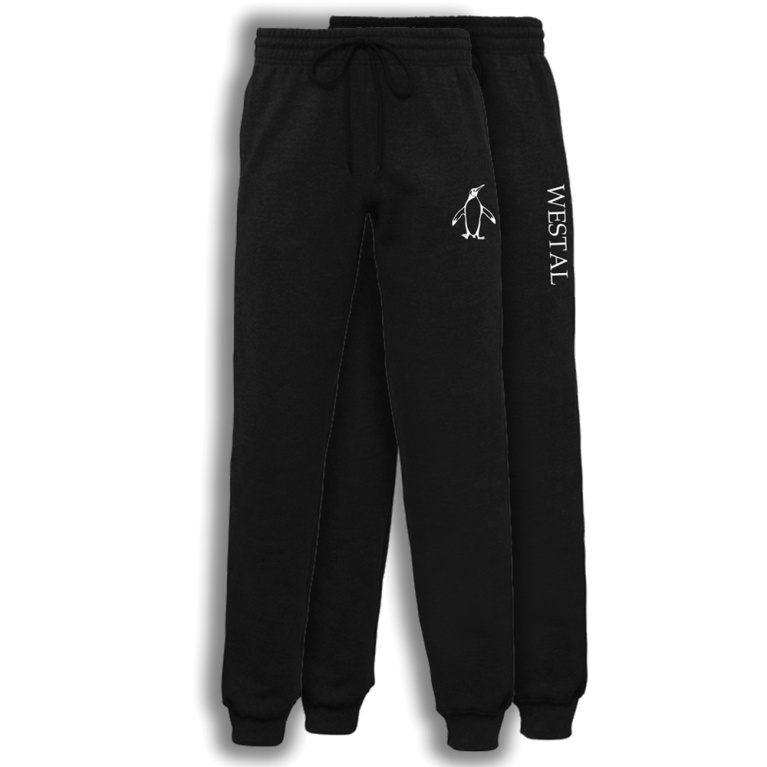 Westal House Tracksuit Bottoms - Black