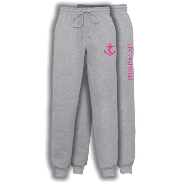 Leconfield House Tracksuit Bottoms - Grey Marl