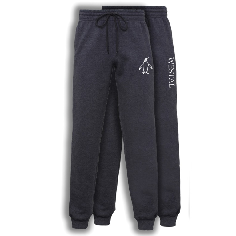 Westal House Tracksuit Bottoms - Charcoal