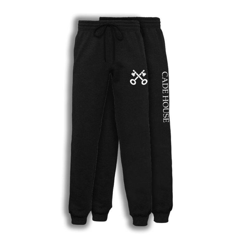 Cade Boarding House Tracksuit Bottoms - Black